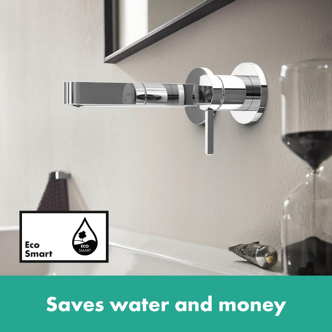 Hansgrohe Finoris Single Lever Basin Mixer Wall Mount Spout 76051000