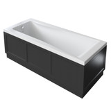 Heritage Caversham Front Bath Panel 1700mm - Black