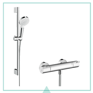 Shower Sets with Mixer Valves