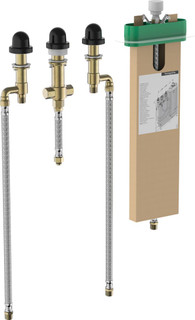 hansgrohe Basic Set For 4-Hole Rim Mounted Bath Mixer  Junction 2 Interiors Bathrooms