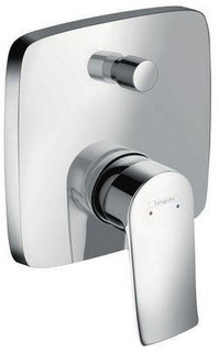 hansgrohe Metris Single Lever Bath Mixer For Concealed Installation - int. backflow prevention  Junction 2 Interiors Bathrooms