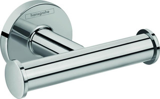 Hansgrohe Attaccapanni Singolo Logis, Cromo, In Ottone, Fissaggio A Parete, Garanzia 5 Anni