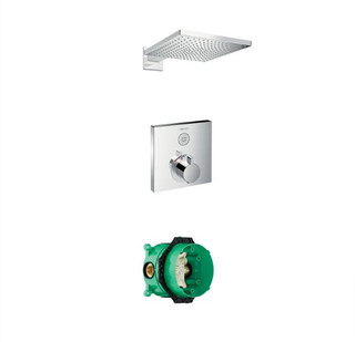 hansgrohe Raindance E Select 1Way Wall Mounted  Junction 2 Interiors Bathrooms