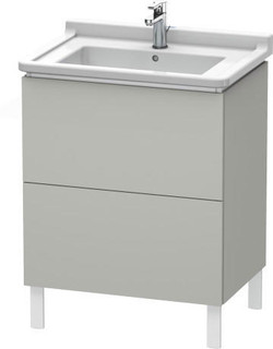 Duravit L-Cube Vanity Unit Freestanding 670, F 030470, 2 Drawer  Junction 2 Interiors Bathrooms