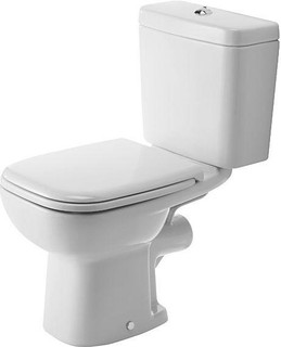 Duravit D-Code Toilet Close-Coupled 650mm Washdown  Junction 2 Interiors Bathrooms