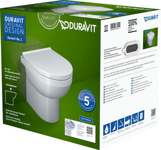 Duravit No. 1 Toilet-Set, Floor Standing  Junction 2 Interiors Bathrooms