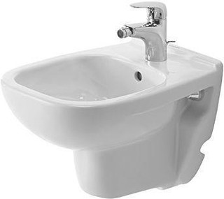  Duravit D-Code Bidet Wall-Mounted 480mm Compact 1TH 