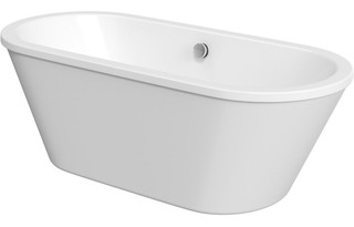 Pearl Soaker Bath Freestanding 1700x755x570mm No Tap Hole  Junction 2 Interiors Bathrooms