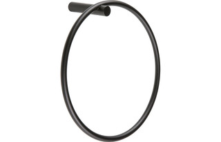 Toscana Bathroom Towel Ring - Black  Junction 2 Interiors Bathrooms