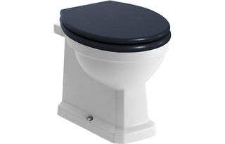 Piva Back To Wall WC Toilet & Indigo Ash Soft Close Seat  Junction 2 Interiors Bathrooms