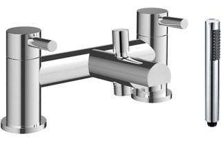 J2 Bathrooms Hannoki Bath Shower Mixer & Bracket - Chrome JTWO105771 