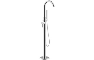 J2 Bathrooms Tirich Floor Standing Bath Shower Mixer - Chrome JTWO105699 