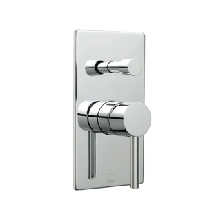  VADO Zoo Square Concealed Single Lever Manual Valve & Diverter ZOO-147A/SQ-C/P 