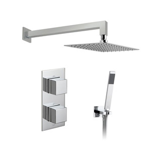  VADO Tablet Notion Vertical Shower Thermostatic Valve With Head And Shower Kit TAB-1721/NOT-CP 