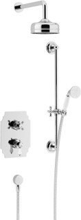 Heritage Glastonbury Recessed Shower With Premium Fixed Head Kit - 03  Junction 2 Interiors Bathrooms