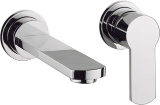  Crosswater Wisp Basin 2 Hole Set Wall Mounted Chrome WP120WNC 
