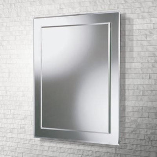 HIB Bathroom Emma Rectangular Mirror 50 x 40cm  Junction 2 Interiors Bathrooms