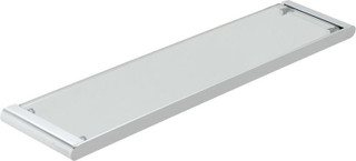 VADO - Photon Clear Glass Shelf 573mm (23")  Junction 2 Interiors Bathrooms