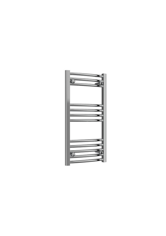 Reina Capo 800 X 400 Chrome Flat Towel Rail  Junction 2 Interiors Bathrooms