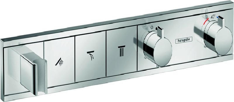 hansgrohe RainSelect Finish Set for Concealed Installation 3 Functions  Junction 2 Interiors Bathrooms