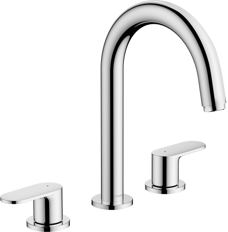 hansgrohe Vernis Blend 3-Hole Basin Mixer With Pop-Up Waste Set  Junction 2 Interiors Bathrooms