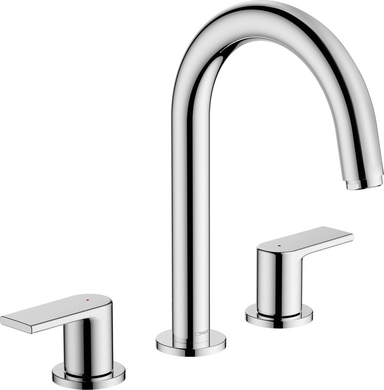 hansgrohe Vernis Shape 3-Hole Basin Mixer With Pop-Up Waste Set  Junction 2 Interiors Bathrooms