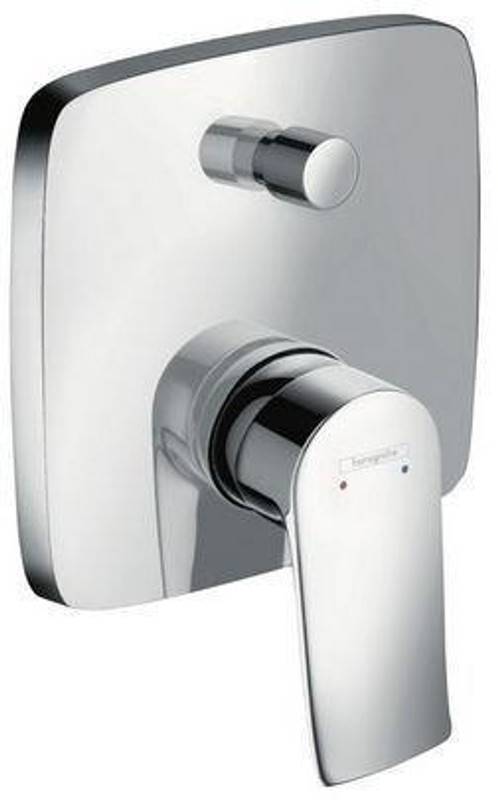 hansgrohe Metris Single Lever Bath Mixer For Concealed Installation - int. backflow prevention  Junction 2 Interiors Bathrooms