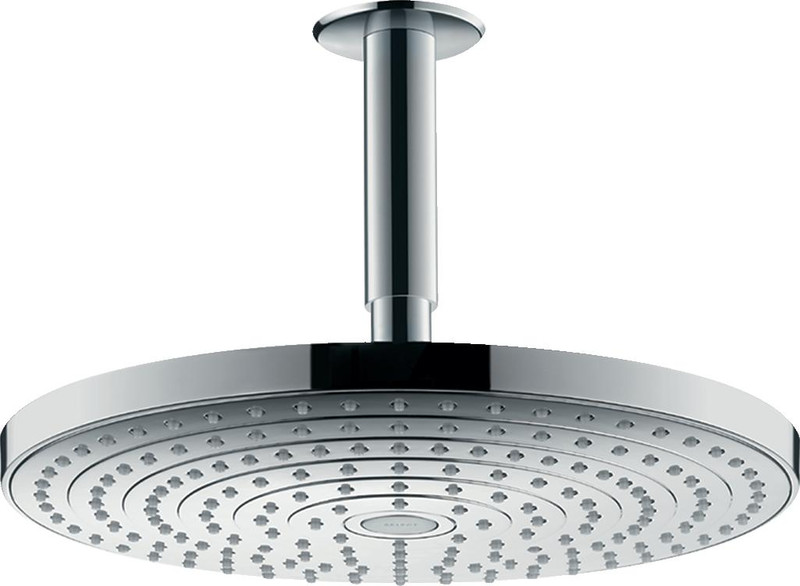hansgrohe Raindance Select S Overhead Shower 300 2Jet With Ceiling Con  Junction 2 Interiors Bathrooms
