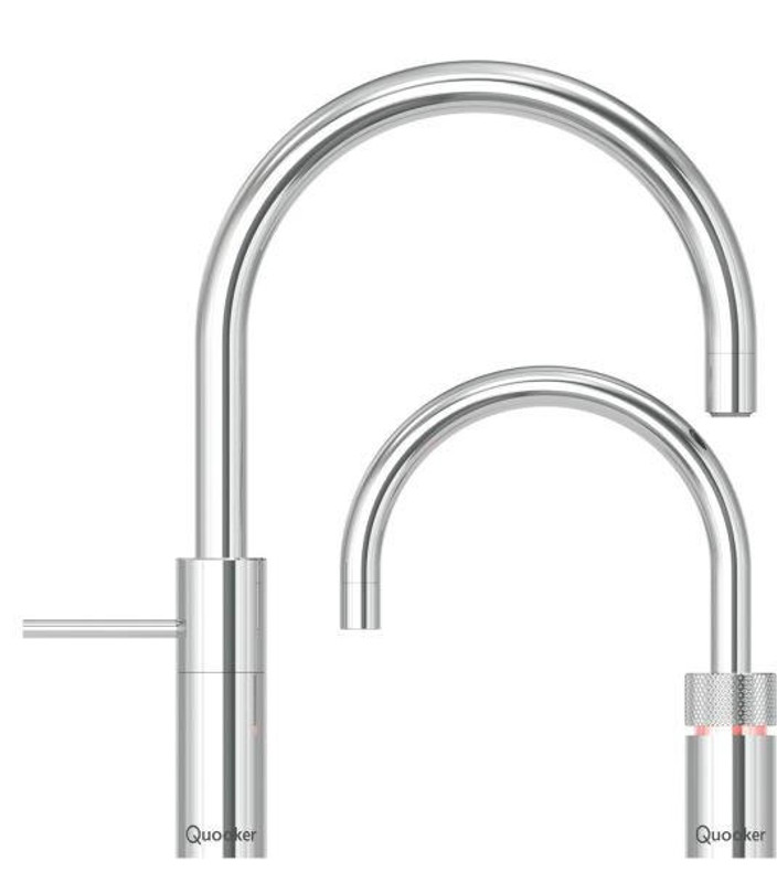 Quooker - Pro3 Nordic Round Twintaps  Junction 2 Interiors Bathrooms