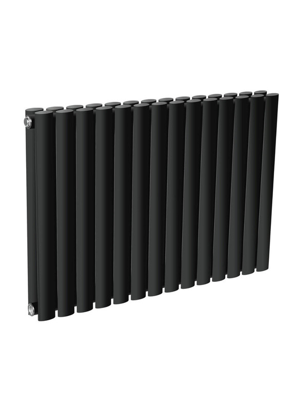 Reina Neva Horizontal Designer Radiator - 550 X 413 Double Anthracite  Junction 2 Interiors Bathrooms