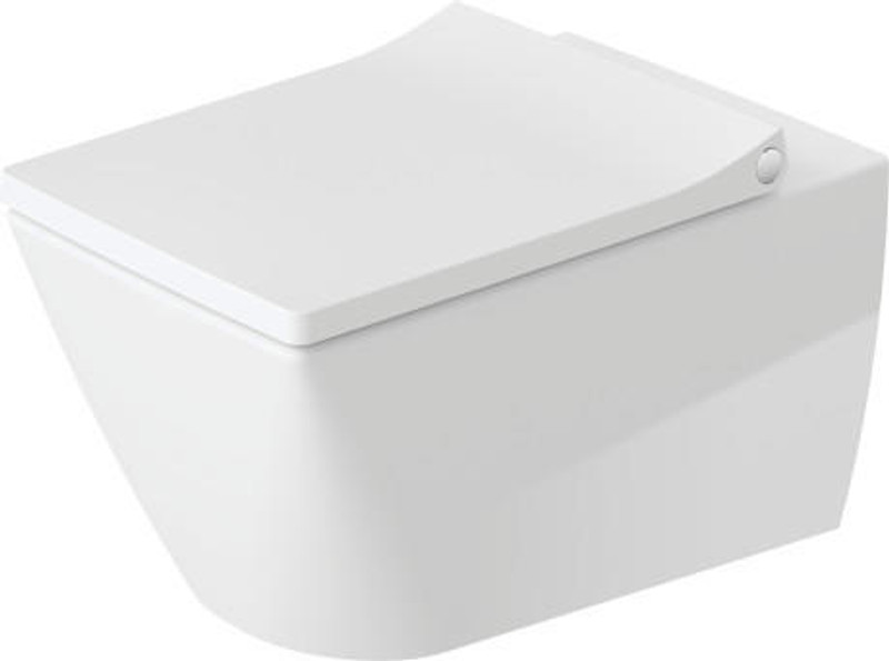 Duravit Toilet Wall Mounted 570mm Viu, Rimless, Durafix  Junction 2 Interiors Bathrooms