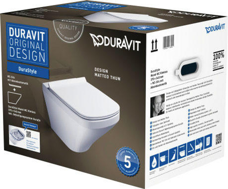  Duravit DuraStyle Basic Toilet Wall-Mounted 