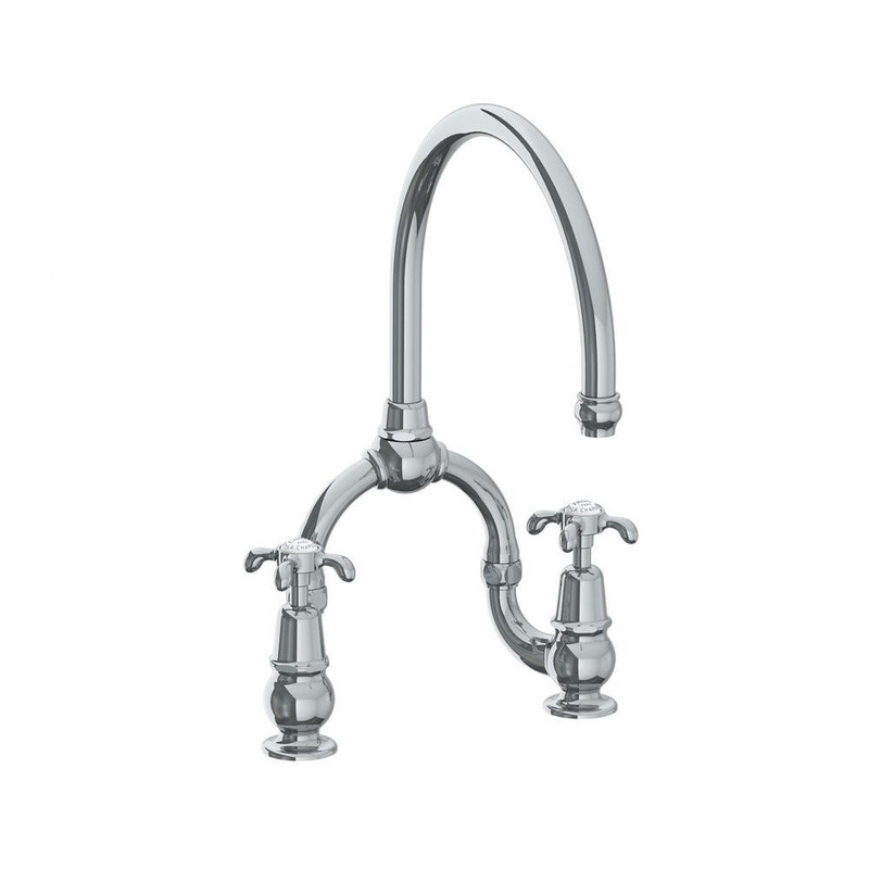  Lefroy Brooks La Chapelle Kitchen Bridge Mixer Tap 