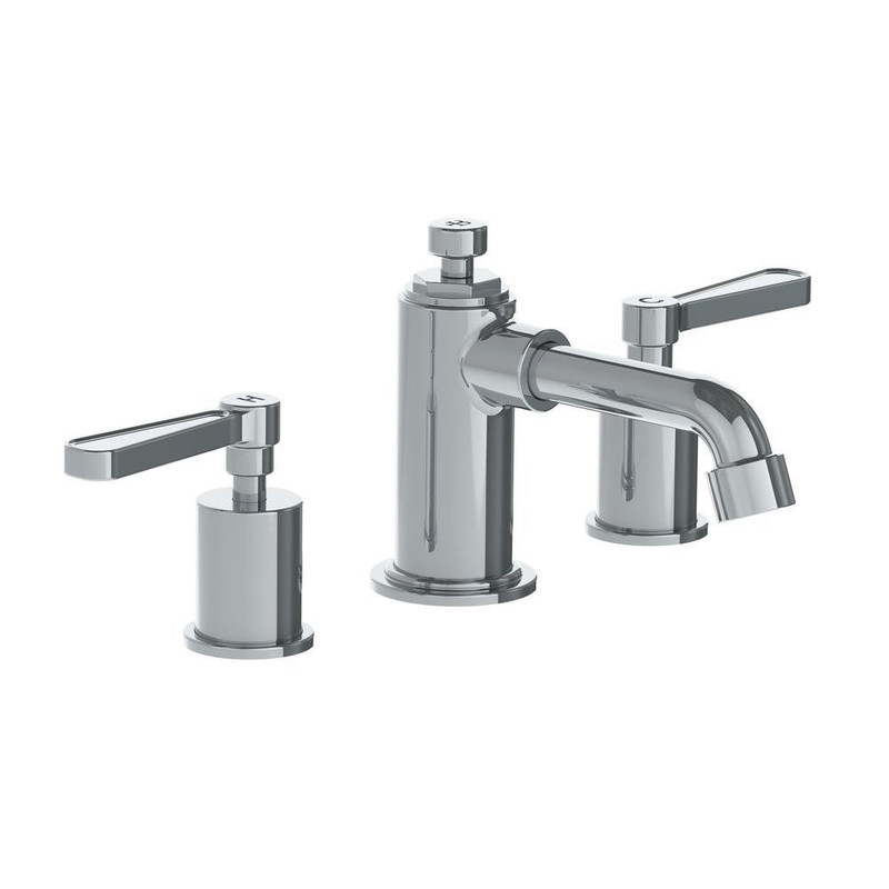  Lefroy Brooks Ten Ten Lever Deck Mounted 3 Hole Basin Mixer - Pop Up Waste 