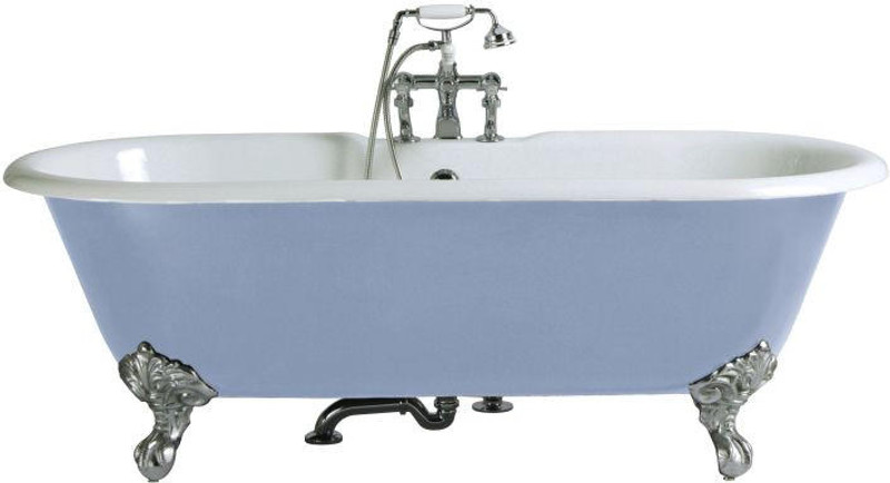 Heritage Buckingham 1700 x 770mm Cast Iron Roll Top Bath 0 Tap Hole  Junction 2 Interiors Bathrooms