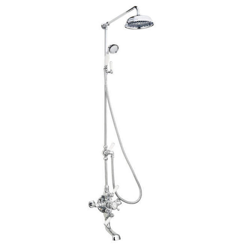  Swadling Invincible Double Exposed Shower Mixer, Rigid Riser Kit 