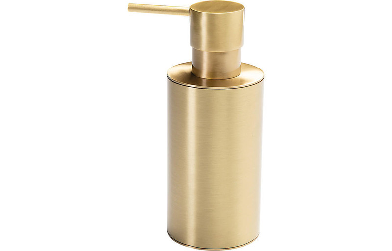 Toscana Wall Mounted Soap Dispenser - Brushed Brass  Junction 2 Interiors Bathrooms