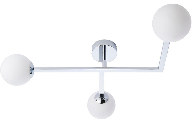 Cassino Ceiling Light - Chrome  Junction 2 Interiors Bathrooms