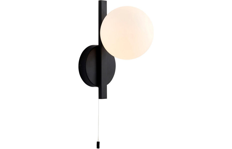 Cassino Wall Light - Matt Black  Junction 2 Interiors Bathrooms