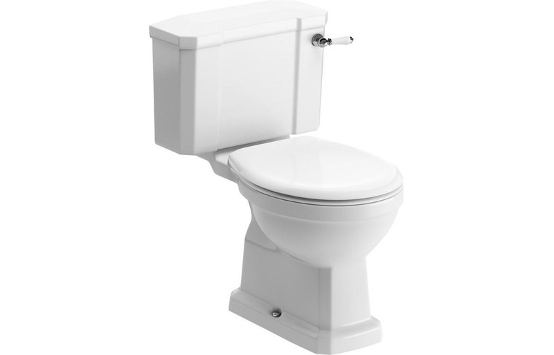 Piva Close Coupled WC Toilet & Soft Close Seat  Junction 2 Interiors Bathrooms