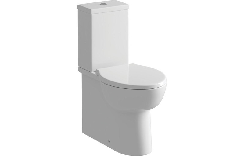 Modica Close Coupled WC Toilet & Soft Close Seat  Junction 2 Interiors Bathrooms