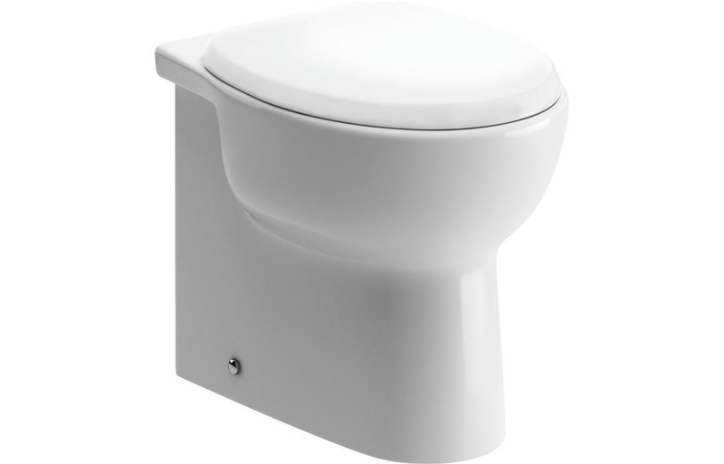 Positano Back To Wall WC Toilet & Soft Close Seat  Junction 2 Interiors Bathrooms
