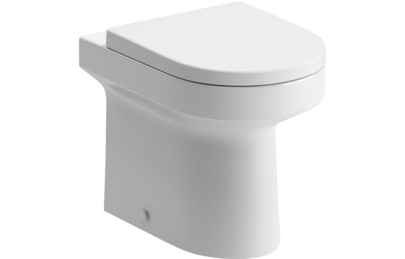 Ilana Back To Wall WC Toilet & Soft Close Seat  Junction 2 Interiors Bathrooms