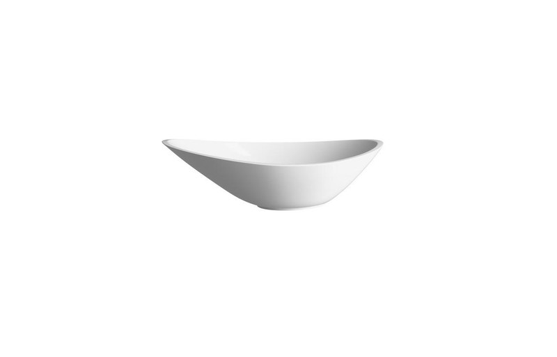 Thea 564x323mm No Tap Hole Resin Washbowl - White  Junction 2 Interiors Bathrooms