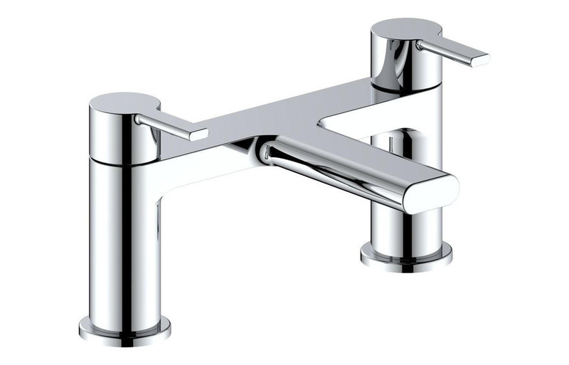 J2 Bathrooms Helvellyn Bath Filler - Chrome JTWO108092 