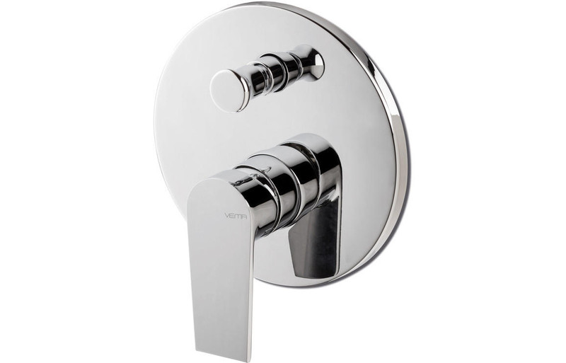  Vema Timea Chrome Two Outlet Concealed Shower Mixer with Diverter DICM0422_J2 