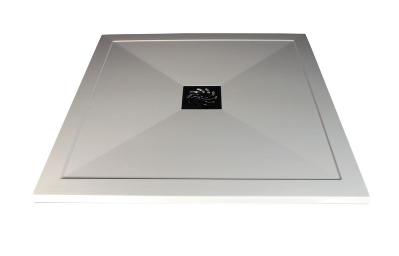 J2 Bathrooms 25mm Ultra-Slim 800mm x 800mm Square Shower Tray & Waste JTWO3838 