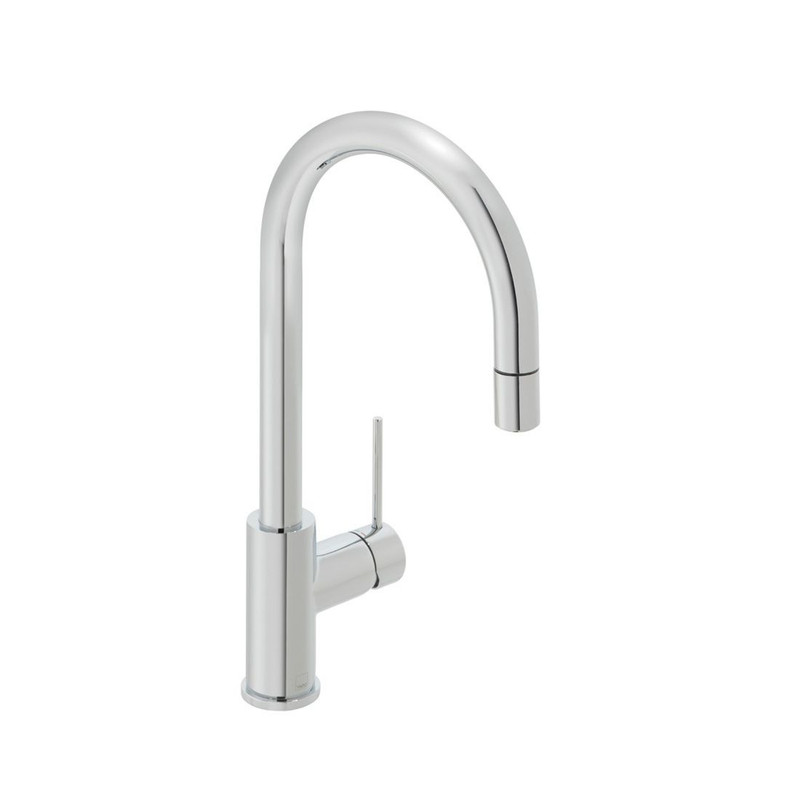  VADO Zoo Curve Mono Sink Mixer Deck Mounted CUC-3002-C/P 