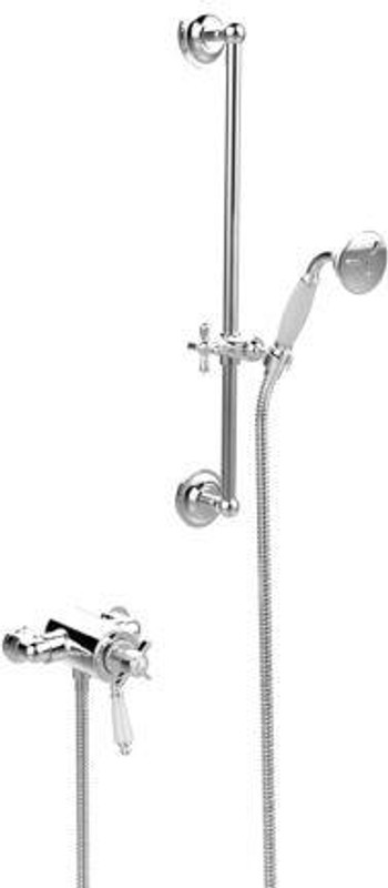 Heritage Dawlish Exposed Shower With Premium Flexible Riser Kit  Junction 2 Interiors Bathrooms