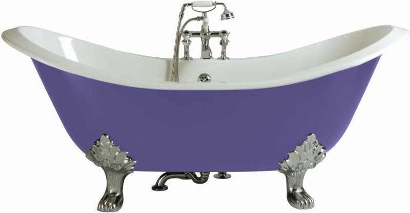 Heritage Devon 1800 x 770mm Slipper Cast Iron Double Ended Bath  Junction 2 Interiors Bathrooms